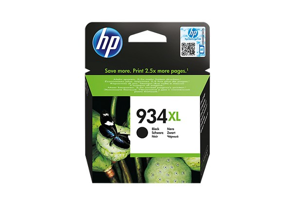 HP No.934XL Zwart 1.000 pagina&acute;s (Origineel)