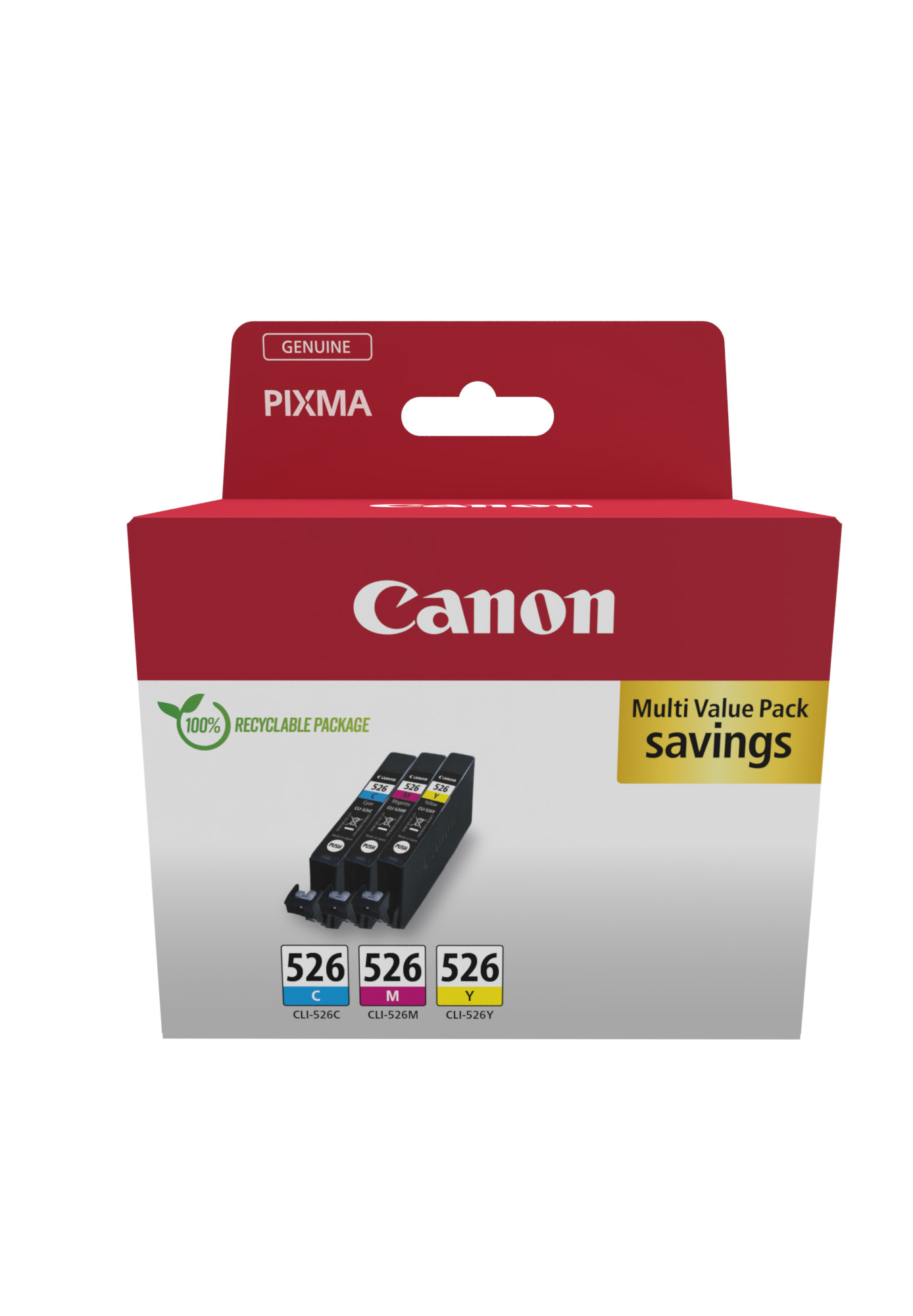 Canon (F) CLI-526 Multipack C/M/Y 27,0ml (Origineel)