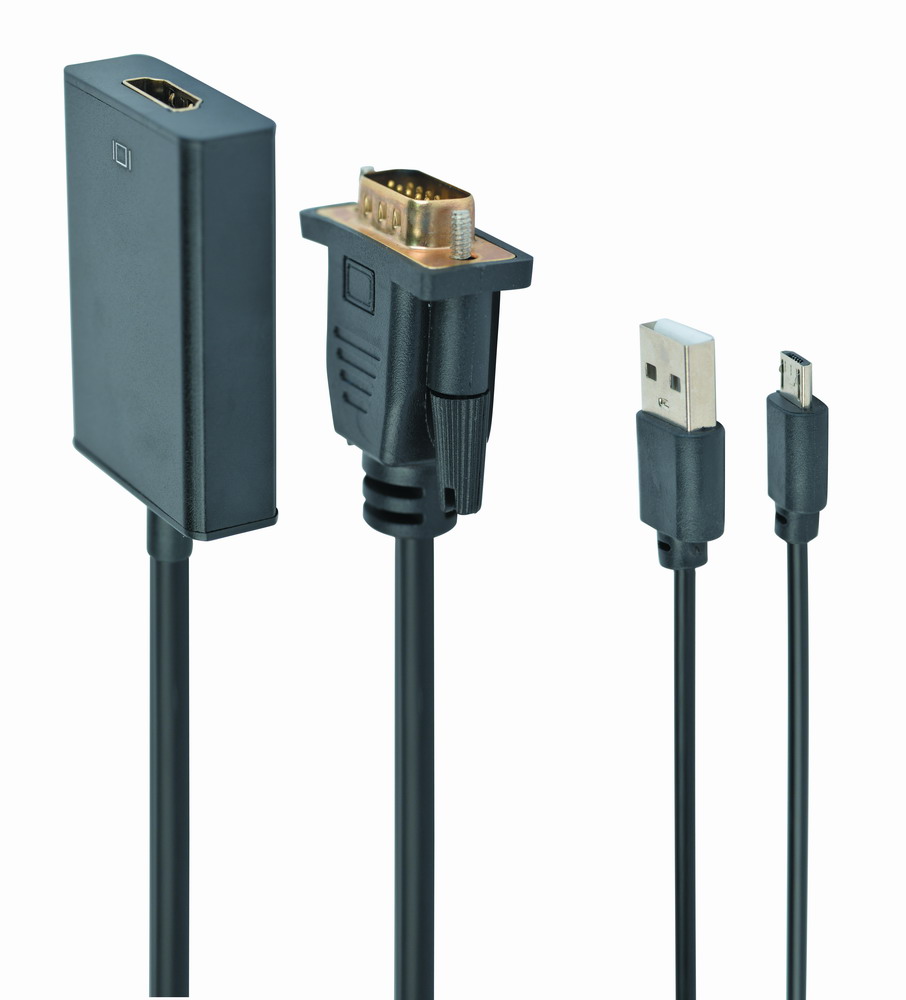 VGA naar HDMI adapterkabel met audio, 0,15 m