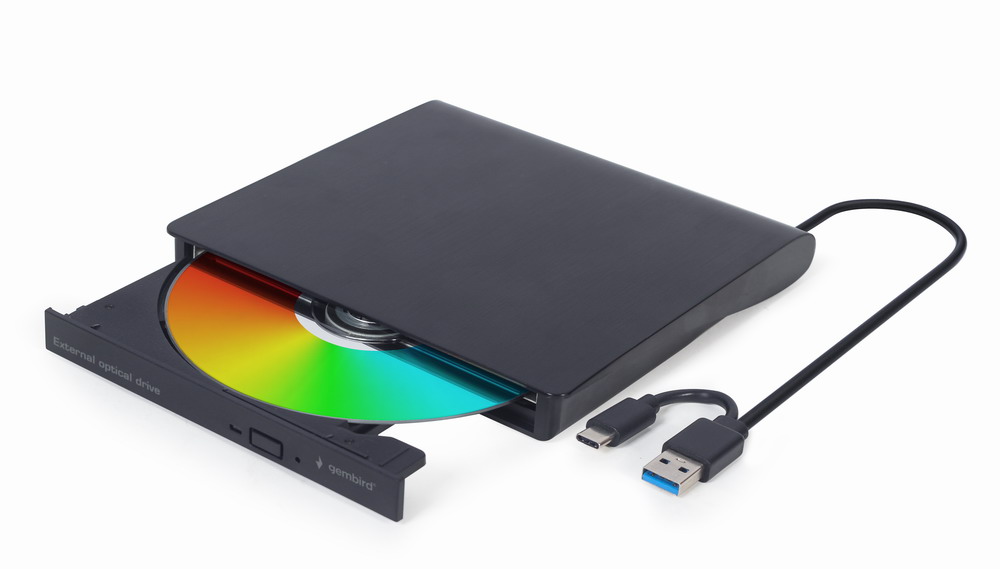 Externe USB DVD-drive, zwart