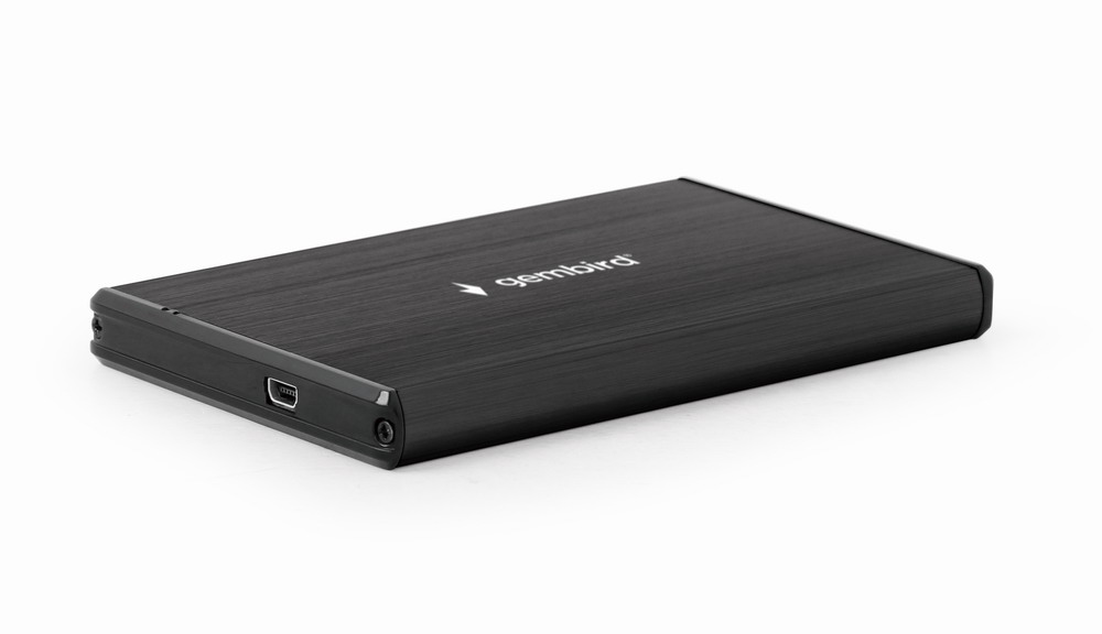 Externe HDD behuizing 2.5'' SATA USB3.0 zwart (brushed)