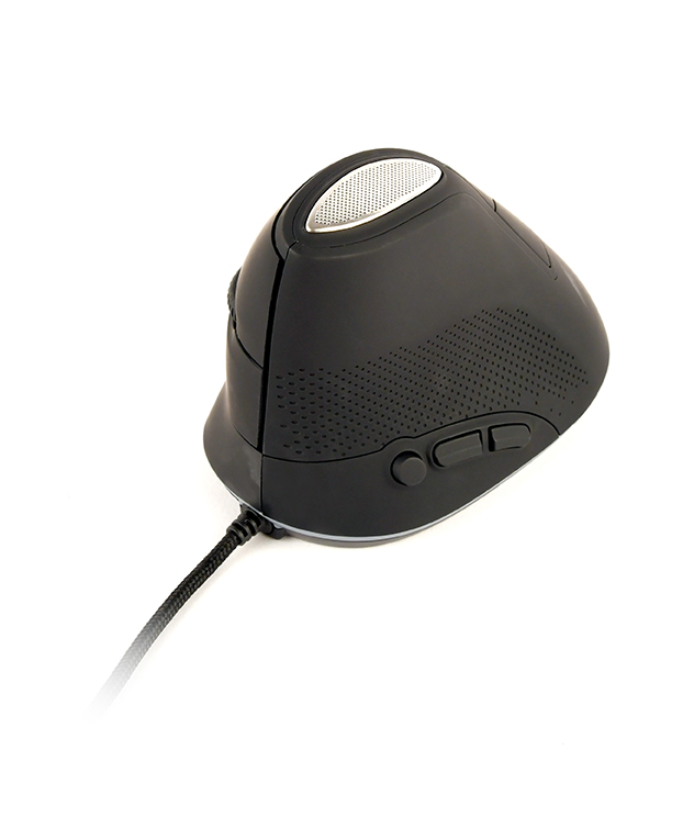 6-knops ergonomische optische muis, spacegrey