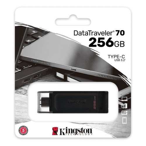 USB-C 3.2 FD 256GB Kingston DataTraveler 70 - 0ef74a7d 81a1 49c9 bad5 74e50b1bd30e1 - 63766