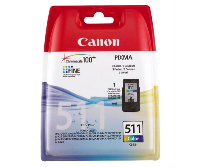 Canon (K) CL-511 Kleur 9,0ml (Origineel) - 37329 1 - 37329