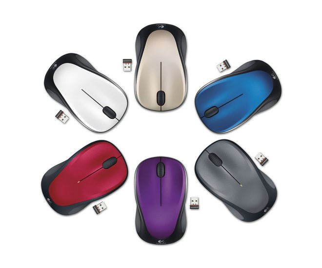 Logitech M235 Optical USB-A Zilver-Zwart Retail Wireless - 42308 8 - 42308