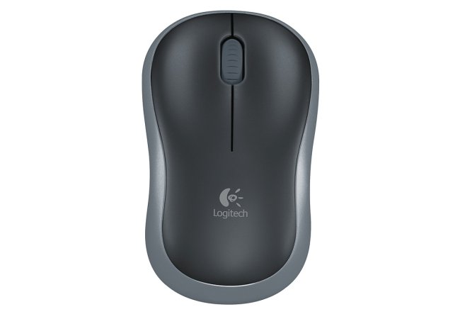 Logitech M185 Optical USB-A Zwart-Zilver Retail Wireless - 42387 1 - 42387