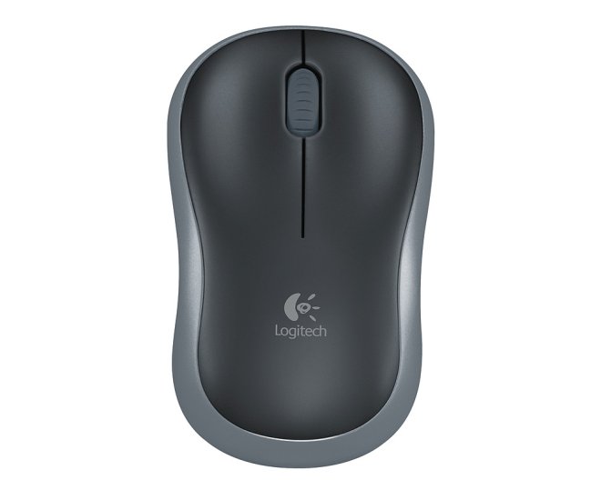 Logitech M185 Optical USB-A Zwart-Zilver Retail Wireless - 42387 1 - 42387