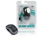 Logitech M185 Optical USB-A Zwart-Zilver Retail Wireless - 42387 6 - 42387