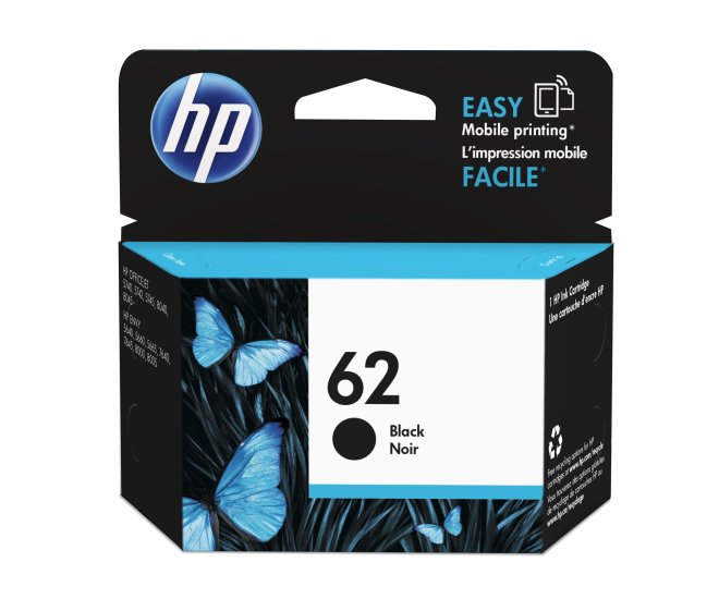 HP No. 62 Zwart 200 pagina&acute;s (Origineel) - 50187 1 - 50187