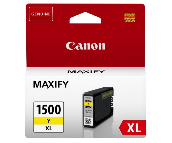Canon (D) PGI-1500XL Y Geel 12,0ml (Origineel) - 50349 1 - 50349