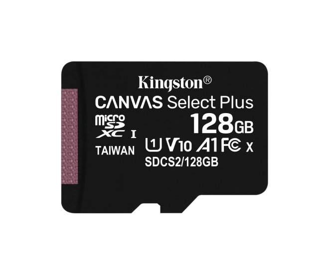 SDXC Card Micro 128GB Kingston UHS-I Canvas Select Plus - 58781 1 - 58781