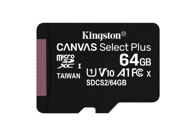 SDXC Card Micro 64GB Kingston UHS-I Canvas Select Plus - 58789 1 - 58789