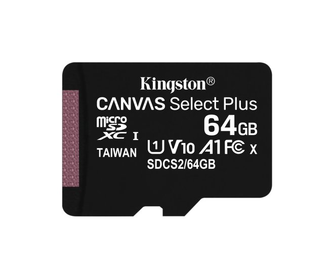 SDXC Card Micro 64GB Kingston UHS-I Canvas Select Plus - 58789 1 - 58789