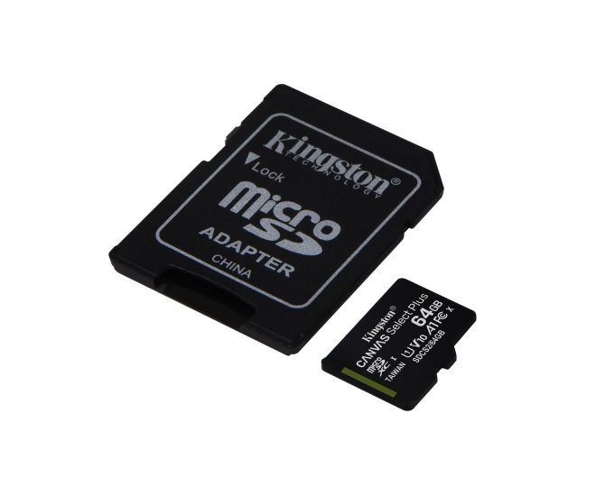 SDXC Card Micro 64GB Kingston UHS-I Canvas Select Plus - 58789 4 - 58789
