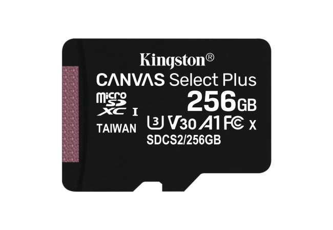 SDXC Card Micro 256GB Kingston UHS-I Canvas Select Plus - 58790 1 - 58790