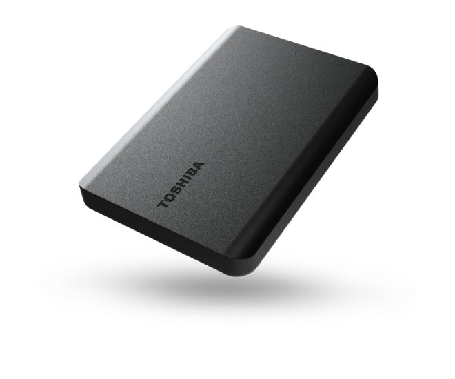 2TB Toshiba Canvio Basics 2,5"/Zwart/USB 3.2 - 64679 2 - 64679