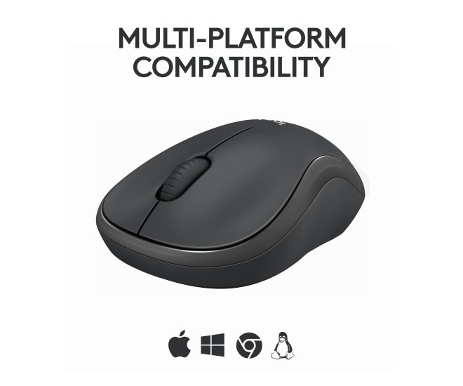 Logitech M240 Silent Optical USB-A Zwart Retail Wireless - 65165 6 - 65165