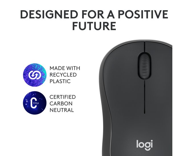 Logitech M240 Silent Optical USB-A Zwart Retail Wireless - 65165 8 - 65165