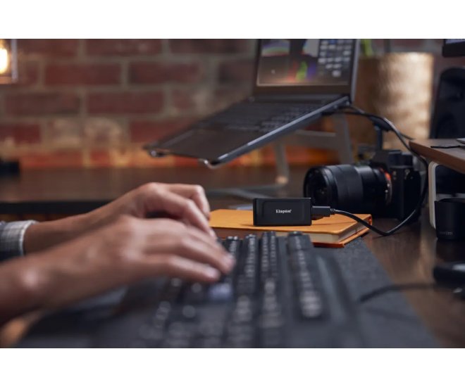 1TB Kingston XS1000 Zwart/USB-C/1050/1000 - 68804 8 - 68804
