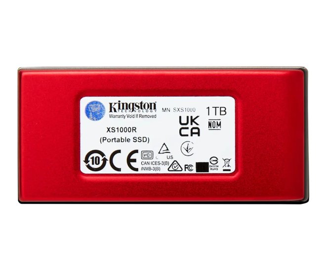 1TB Kingston XS1000 Rood/USB-C/1050/1000 - 69502 2 - 69502
