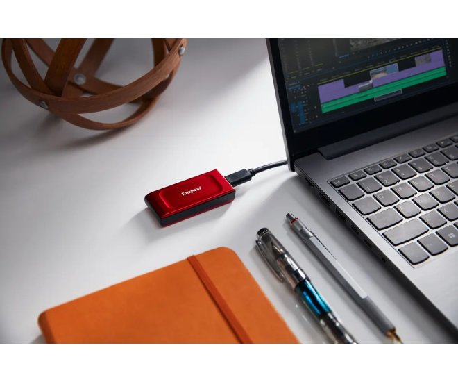 1TB Kingston XS1000 Rood/USB-C/1050/1000 - 69502 8 - 69502