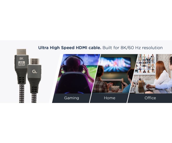 Ultra High speed HDMI kabel met Ethernet ''8K series'', 2 m - Ccb hdmi8k 2m website image f868524d e91c 47b6 affe d3ab074080e0 - CCB-HDMI8K-2M