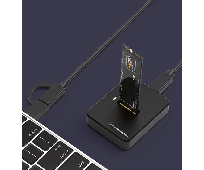 Desktop USB Type-C M.2 SATA & NVME SSD-dockingstation, zwart - Dd u3m2 web site image 0517afdd 818f 4a5f 885d a7b1963a8985 - DD-U3M2