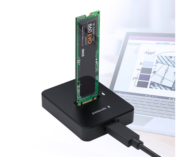 Desktop USB Type-C M.2 SATA & NVME SSD-dockingstation, zwart - Dd u3m2 web site image 713c57f0 afa5 4208 9084 675729a74e4a - DD-U3M2