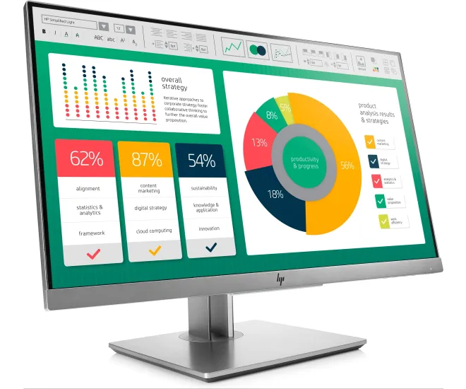 HP Elitedisplay E223 22" - Hp e223 1 - HP/223/22/RA/12