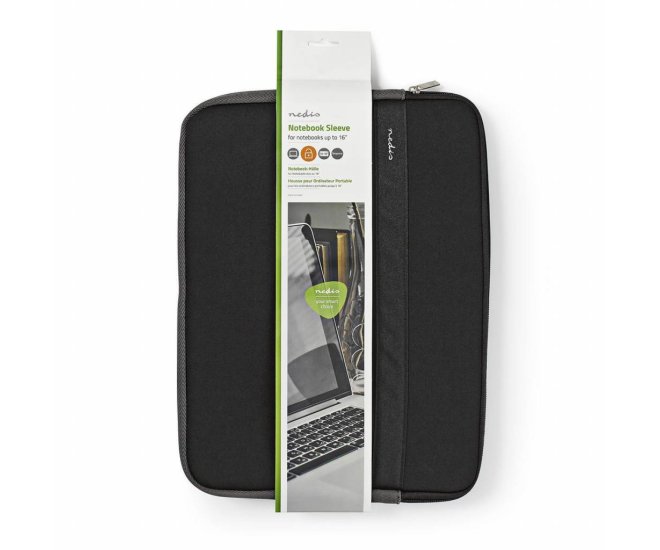 16"laptop sleeve 16" zwart - Image1 1 - nbse15100bk