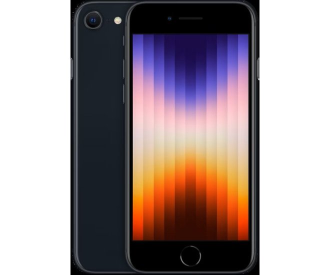 Apple Iphone SE (3e gen.) 128GB Midnight Black - Iphone 2e 3e 1 - Applese-3e/4/128/RA/A-/Ios26