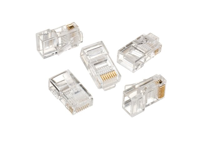 UTP connector 8-pins 8P8C (RJ45) voor CAT5, 10 stuks - Lc 8p8c 001 website image dad76385 d5ad 4f2a 8e3f b6ddb7912ba8 - LC-8P8C-001/10