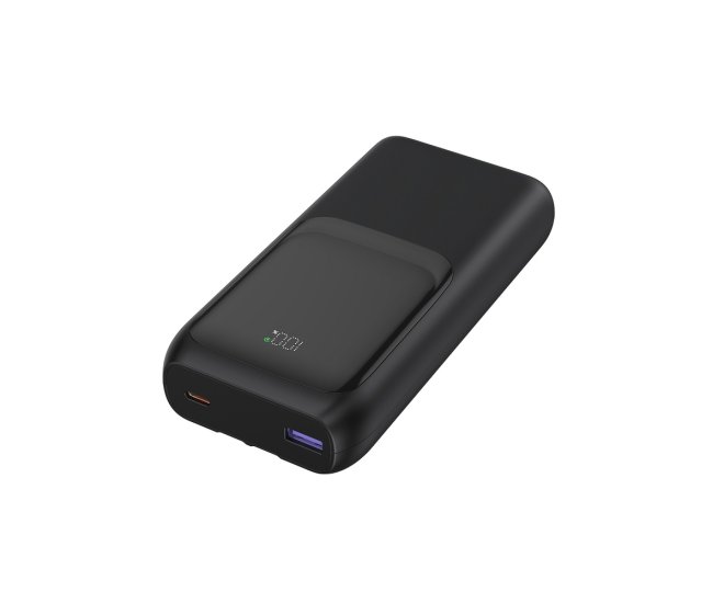 20 W Snelladende powerbank met ge&iuml;ntegreerde kabels, 20000 mAh, zwart - Pb20 pd20 lcd 01 website image a2471fb4 71aa 4f65 b7cc cf9b9ac44d40 - PB20-PD20-LCD-01