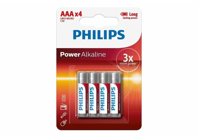 AAA Baterijen Philips - Philips power alkaline aaa 4st shop1 - AAA01