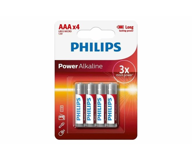 AAA Baterijen Philips - Philips power alkaline aaa 4st shop1 - AAA01