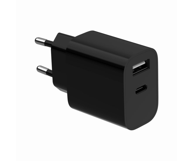 USB lader 1xA, 1xC 2.4A zwart - Ta uc 2ac12 01 bk website image de556492 1657 4eea 9e59 9e30dca9d1a9 - TA-UC-2AC12-01-BK