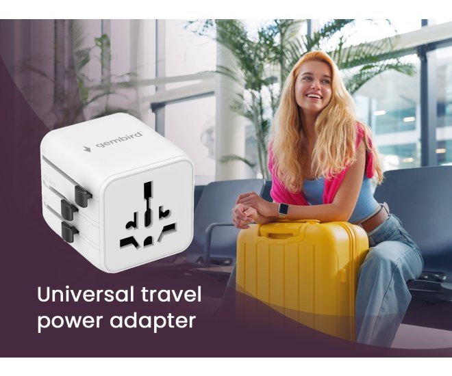 Universele reisstekker, wit - Tpa int 01 w web site image efa1bb52 9182 4b92 a623 89e2ca6a00c2 - TPA-INT-01-W