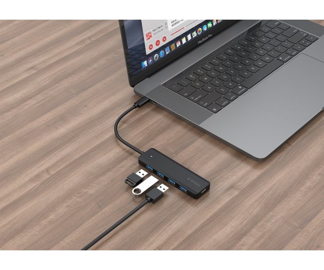 4 poorts USB 3.2 (Gen 1) hub - Uhb cm u3p4p 01 website image 5ebfd795 8b1f 4ba5 9147 d93218c4fde3 - UHB-CM-U3P4P-01