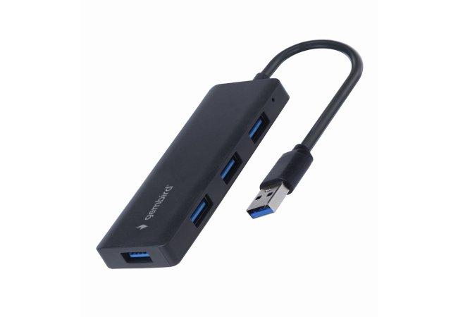 4 poorts USB 3.2 (Gen.1) hub, 5 Gbps, zwart - Uhb u3p4 03 website image d6d5c8b1 db3f 486c 8a3e ae0234688509 - UHB-U3P4-03