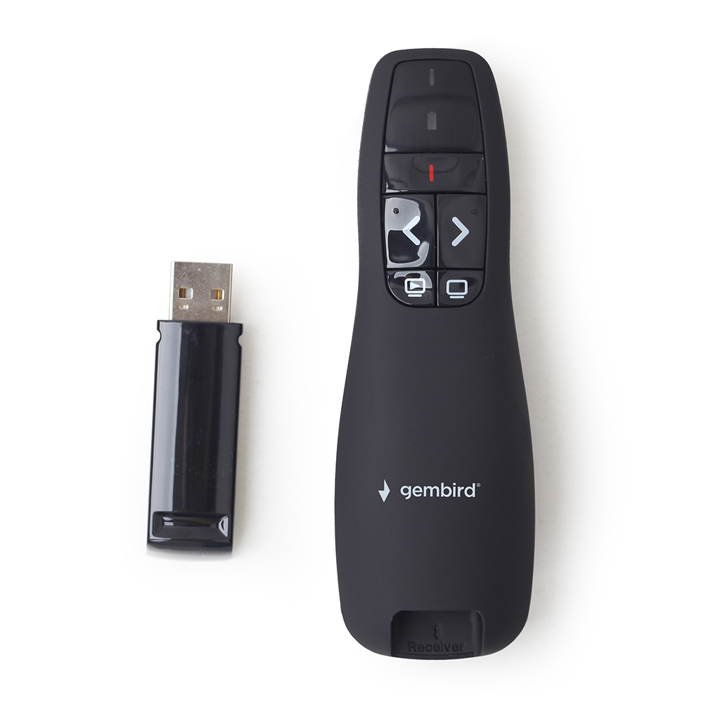 Draadloze presentator met laserpointer