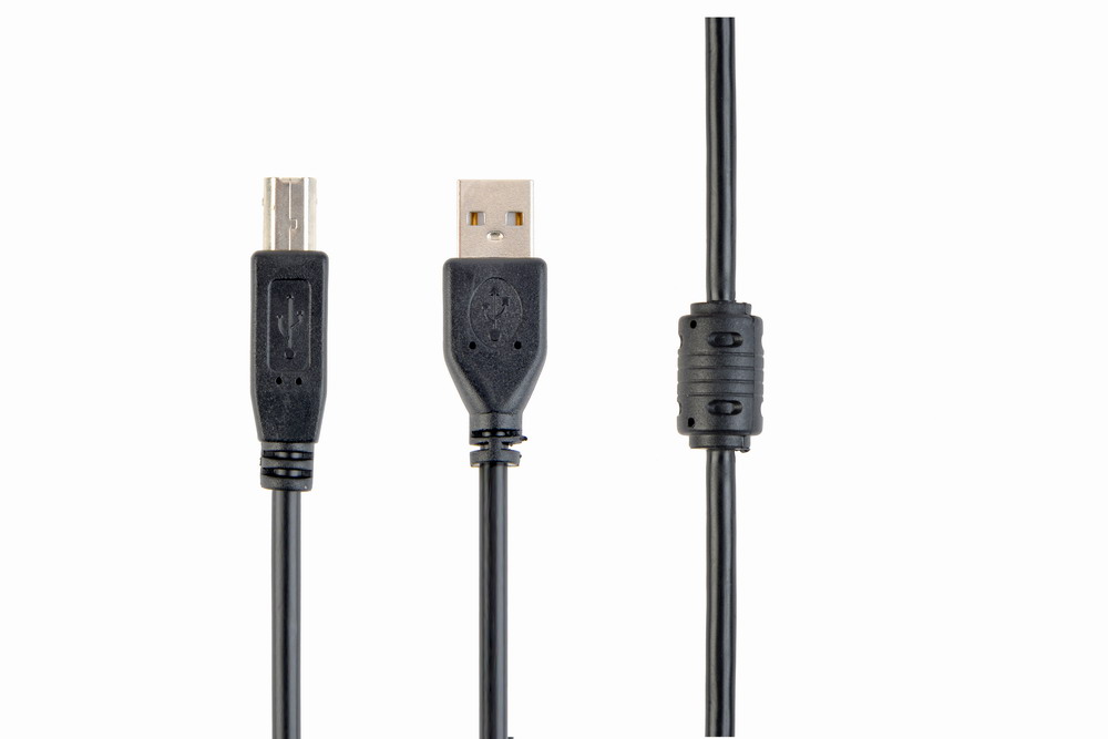 Negen Namens Ruwe olie Premium USB-kabel (A-B), 4.5 meterZwart - PC Discounter